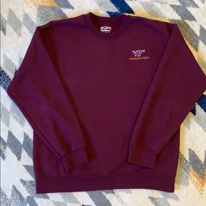 Virginia Tech Gildan crewneck sweatshirt